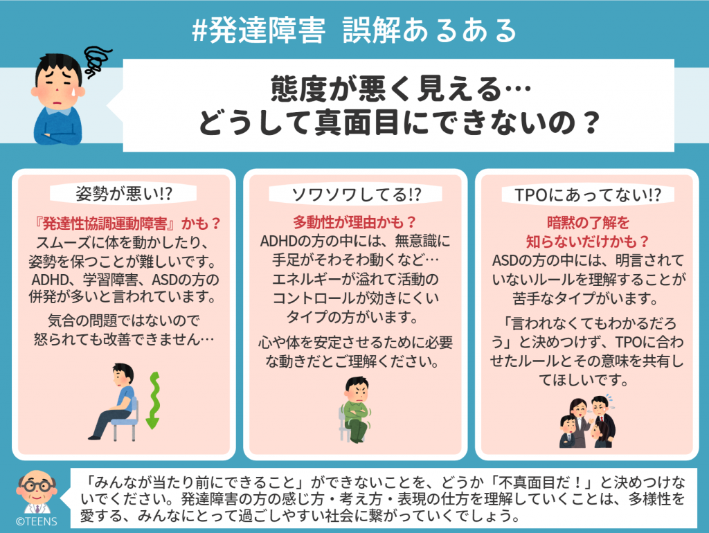 【図表でわかる！】発達障害 - ティーンズ